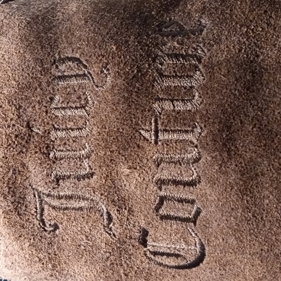 NWOB - Juicy Couture - Signature Chocolate Brown Suede Knee-high Boots. Size 8.5 - Picture 10 of 12